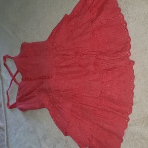 Girls sundress By I ❤ H81, size small,Coral